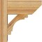 Ekena Millwork Merced Slat Rough Sawn Outlooker, Western Red Cedar, 6"W x 12"D x 12"H OUT06X12X12MRC06RWR - alternate 2